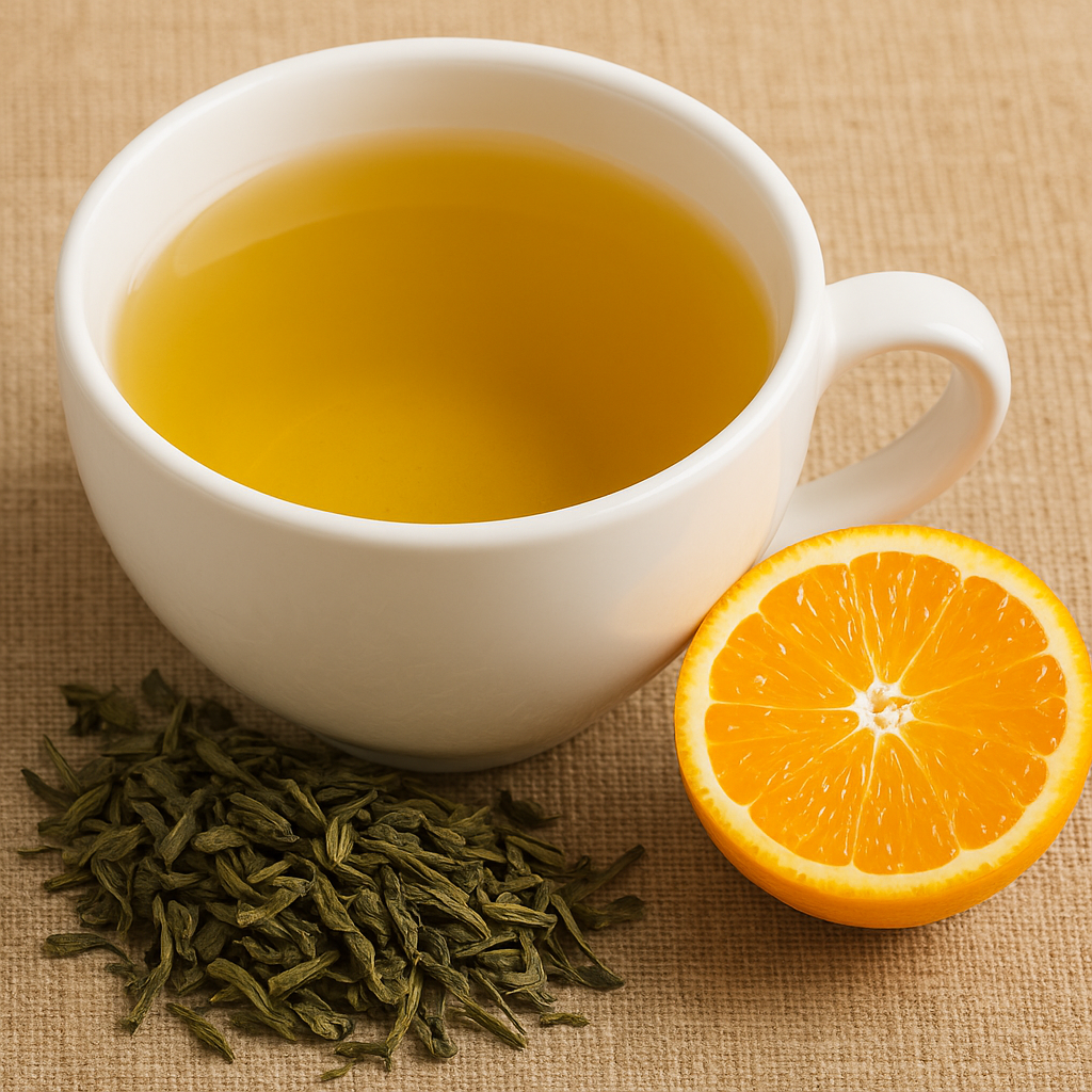 Sunlit Mandarin Green Tea