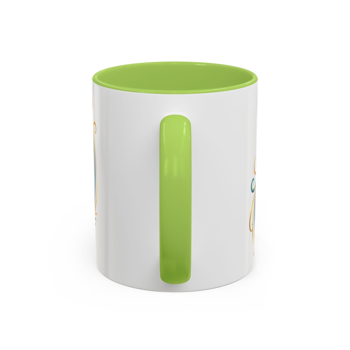 Persian Calligraphy Peafowl Mug | Accent Coffee Mug