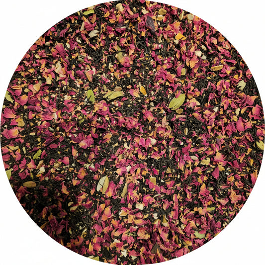 Scent of Persia (Saffron, Rose, Orange Cardamom Black tea)